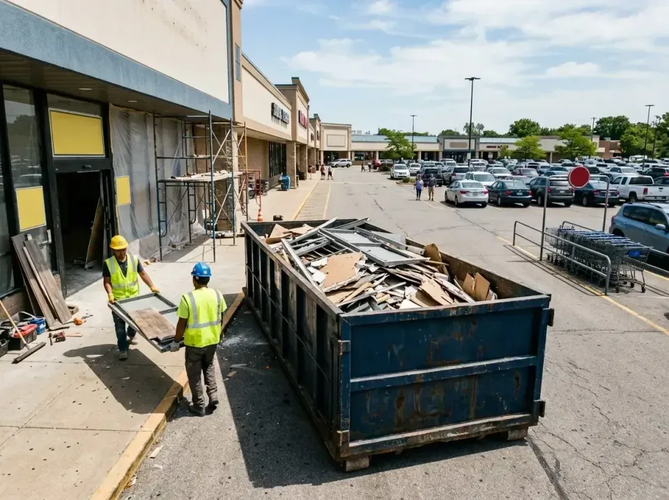 retail-store-renovation-debris-003 — frequently asked questions, Roll-off Dumpster Rentals in Suwanee, GA